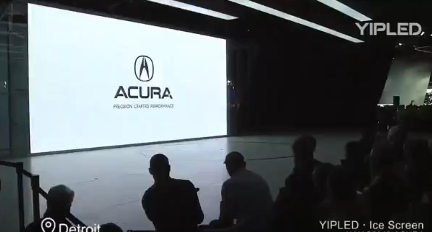 ​YIPLED's Ice Screen Appeared at the Launch Conference of Acura (high-end Brand of Luxury Cars Owned